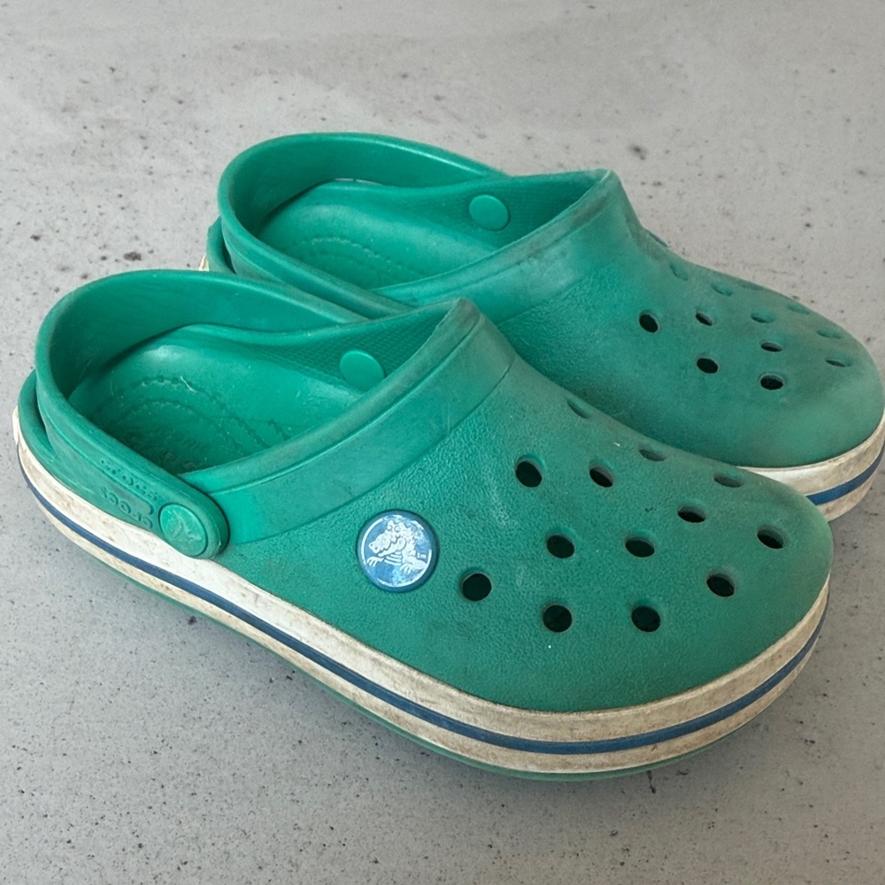CROCS Kids Teal Clogs